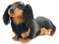 MY DOG Mini Dachshund Longhair with a realistic face for lifelike companionship at home.