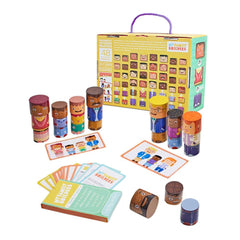 My Family Builders magnetic blocks help create endless characters and scenes.