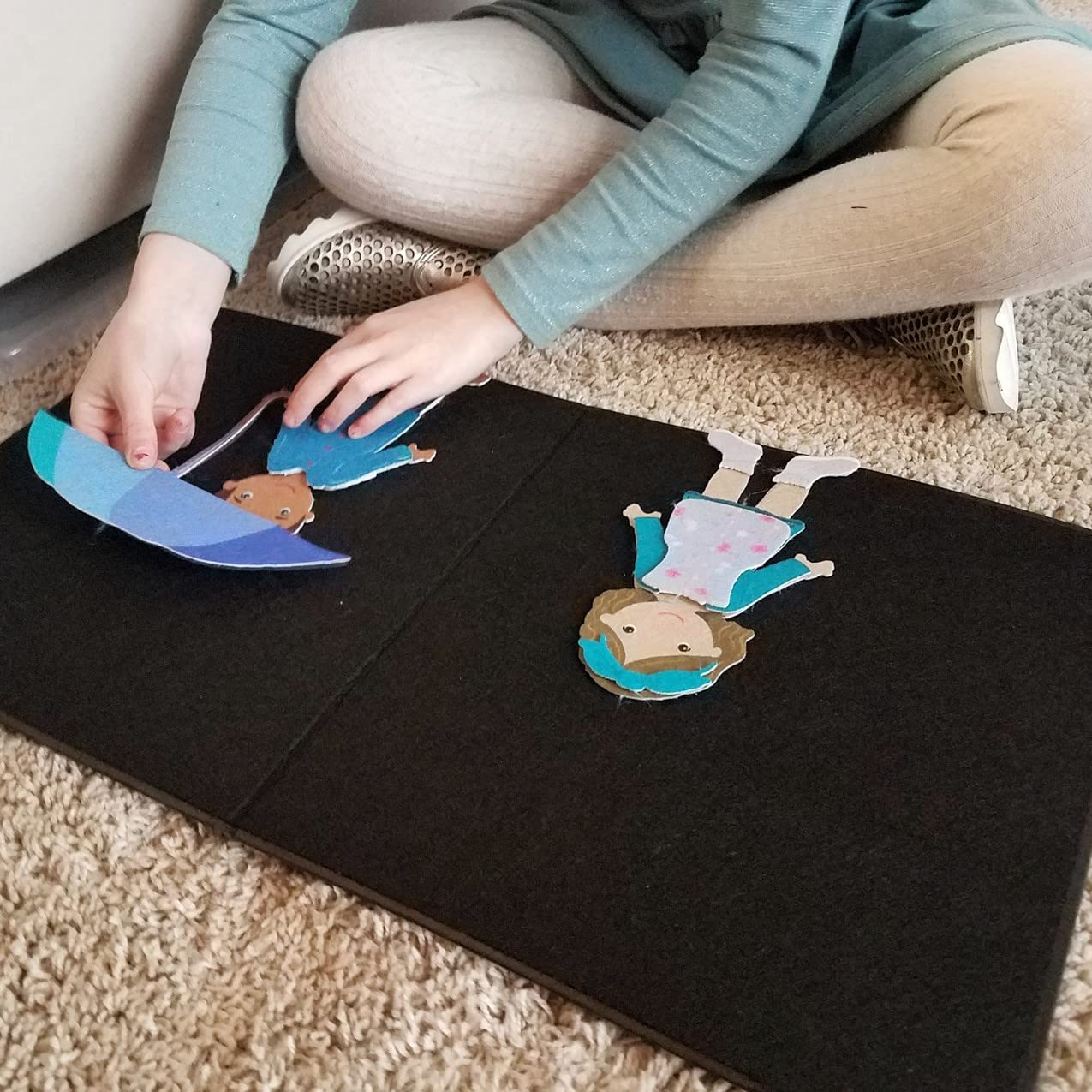 My Felt Story made with recycled materials for classroom responsibility