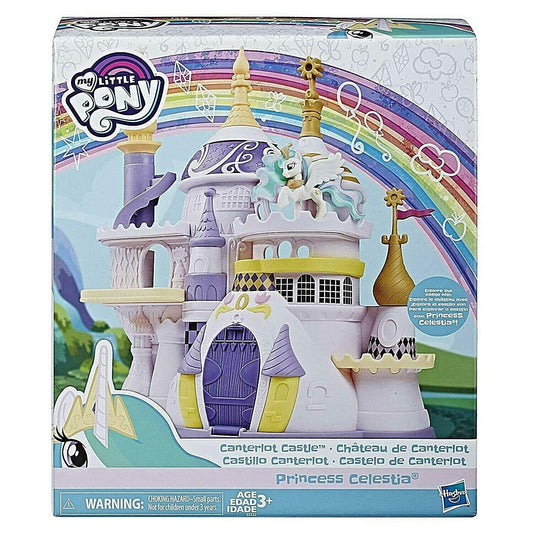 My Little Pony Canterlot Castle Playset image featuring the castle and Princess Celestia for imaginative play