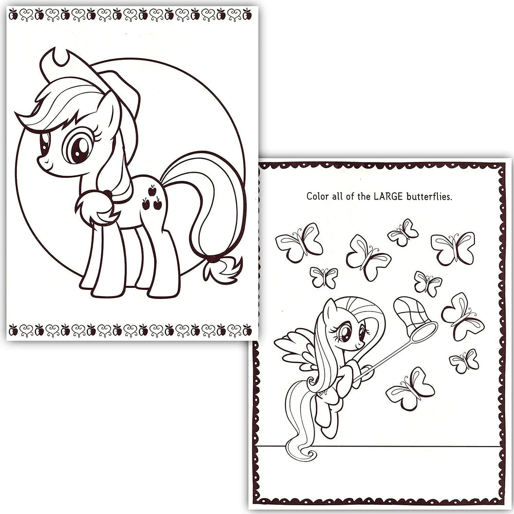 My Little Pony coloring pages featuring Fluttershy for calm, focused activity.