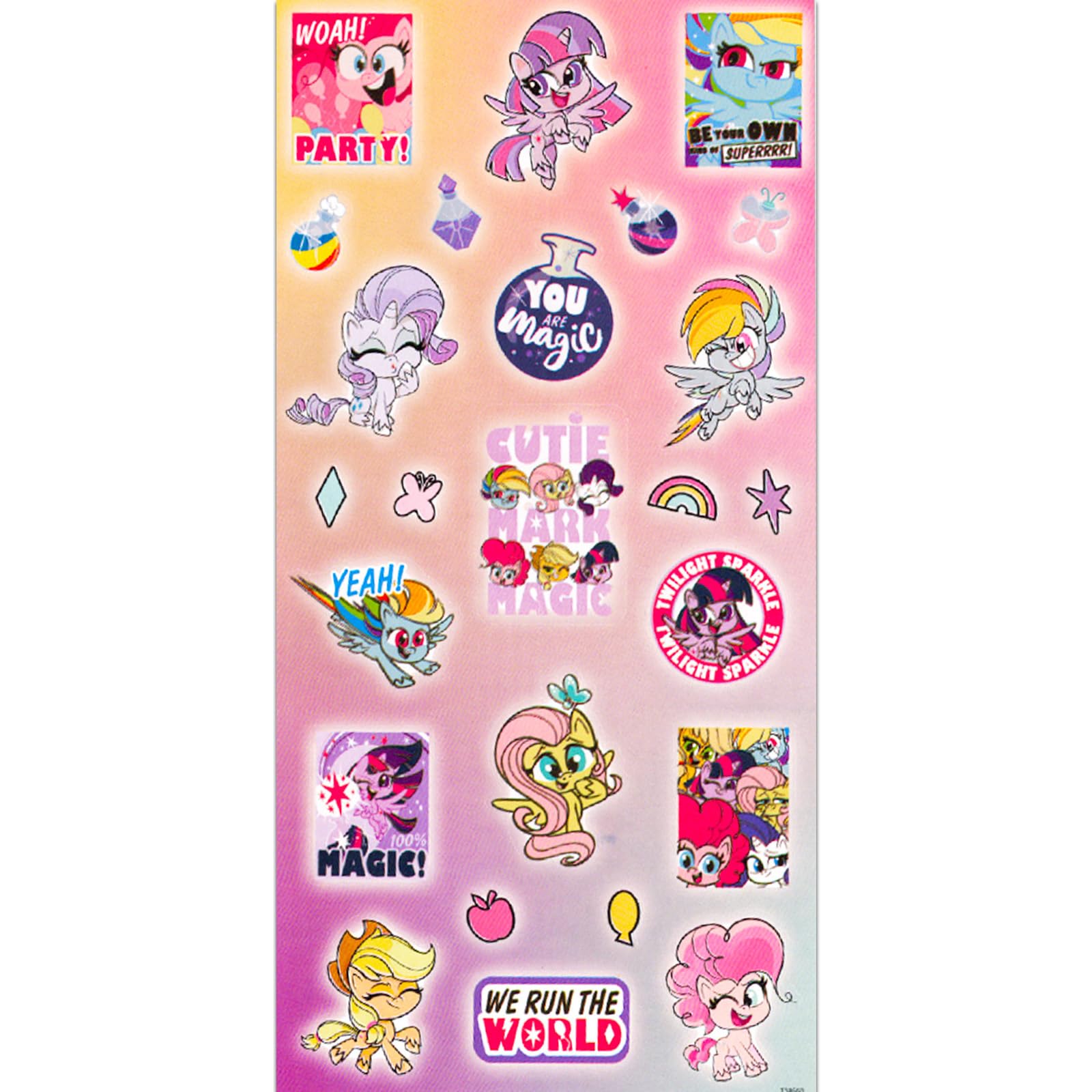 My Little Pony coloring book set with Pinkie Pie pages for party-ready crafts.