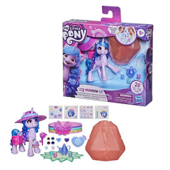 Izzy Moonbow accessories with stickers and charms for decorating and story-telling.