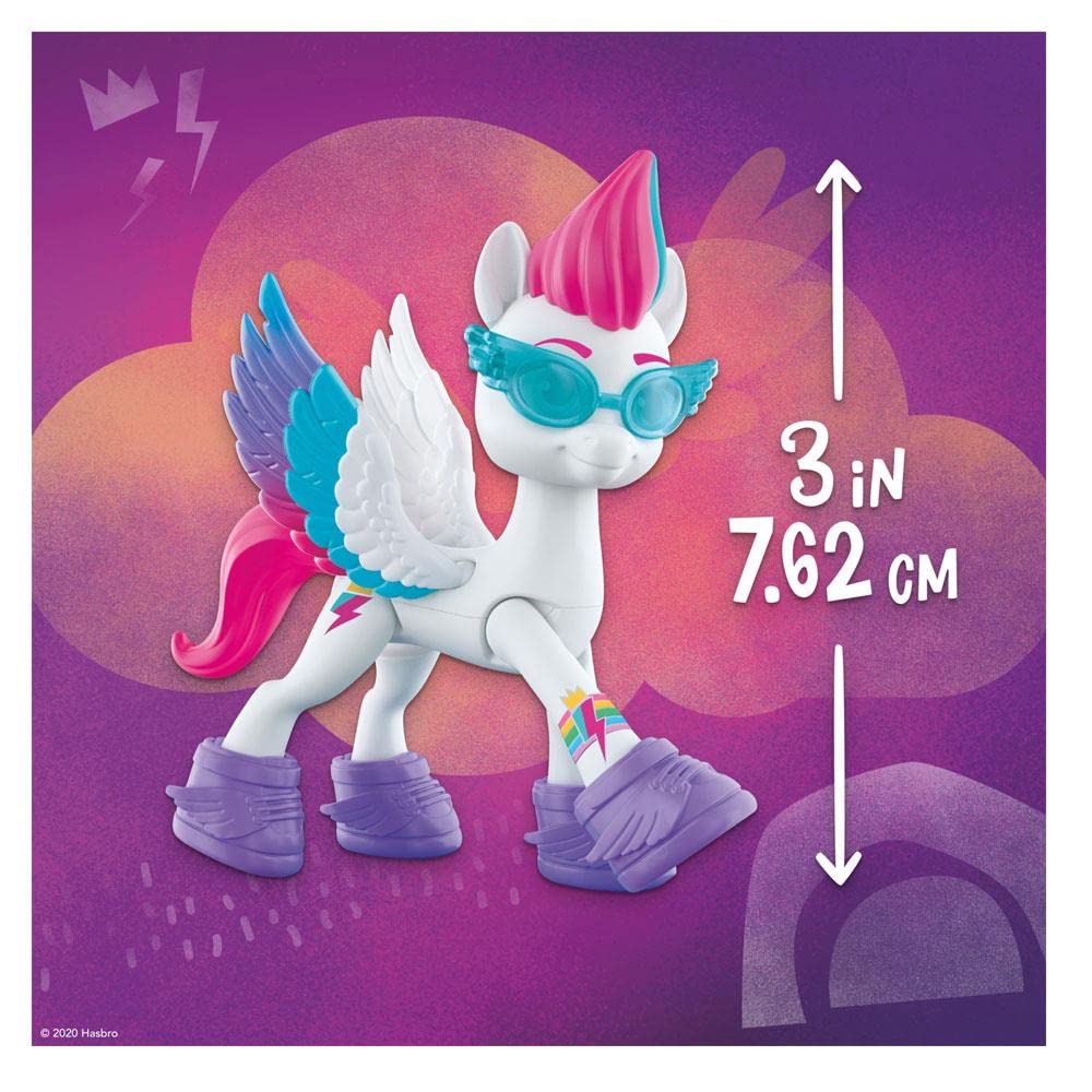 Sunglasses accessory enhances stylish pretend adventures with the crystal playset.