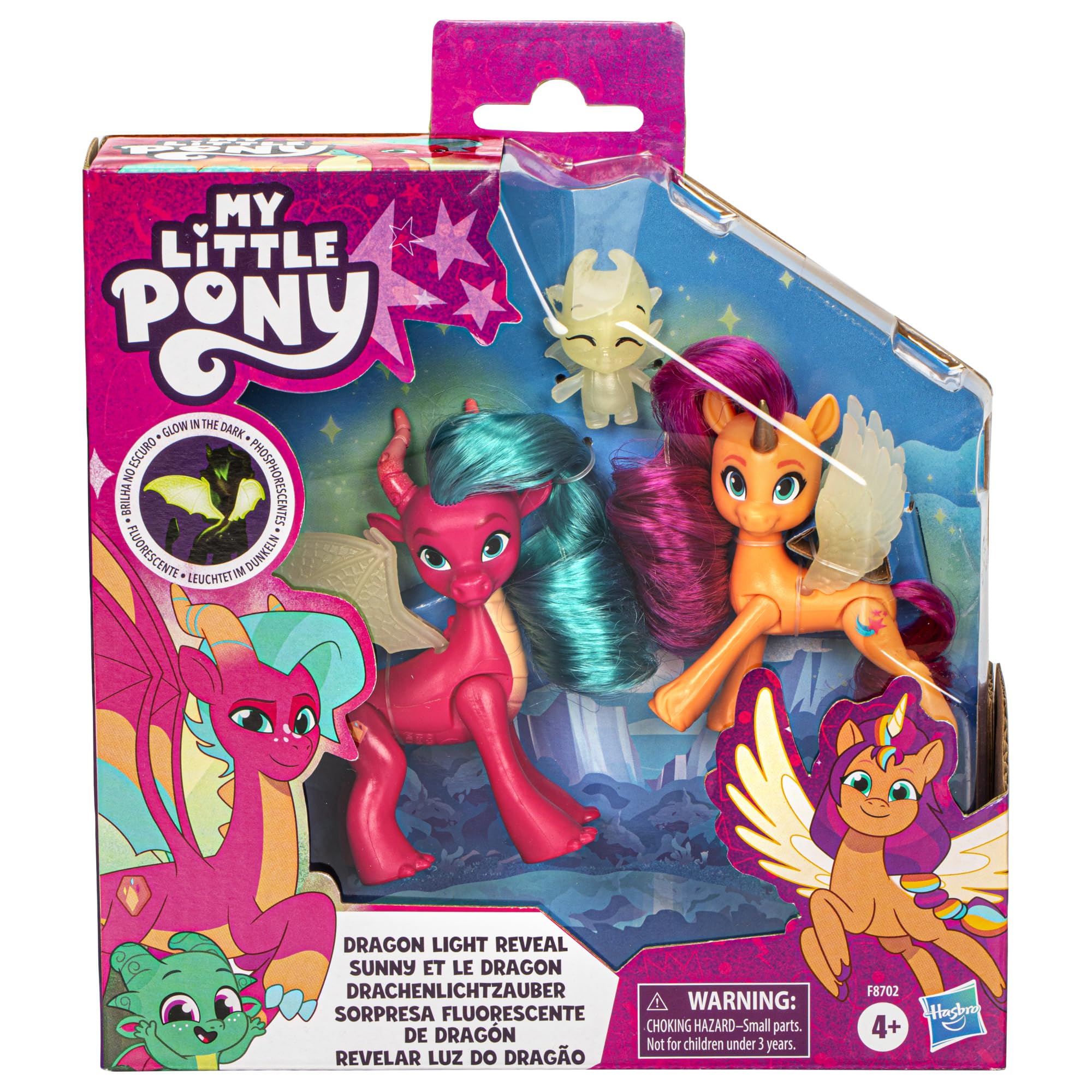 My Little Pony Blaize Skysong dragon exclusive figure glows for imaginative adventures