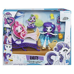 My Little Pony Rarity doll in beach outfit sparks stylish storytelling under sunny skies.