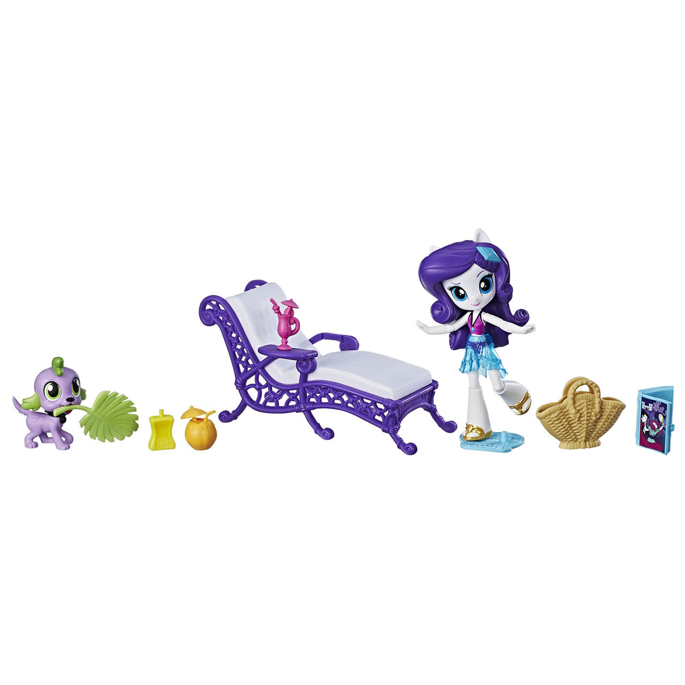 My Little Pony Rarity doll poseable for imaginative beach adventures.