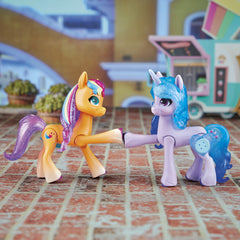 My Little Pony Mane 5 Izzy Moonbow figure with Cutie Mark charm