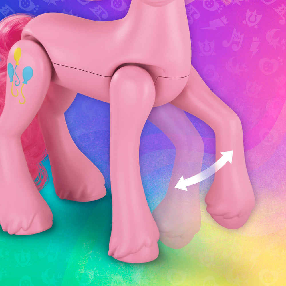 My Little Pony Rainbow Celebration Rainbow Dash figure ready for action-packed adventures.
