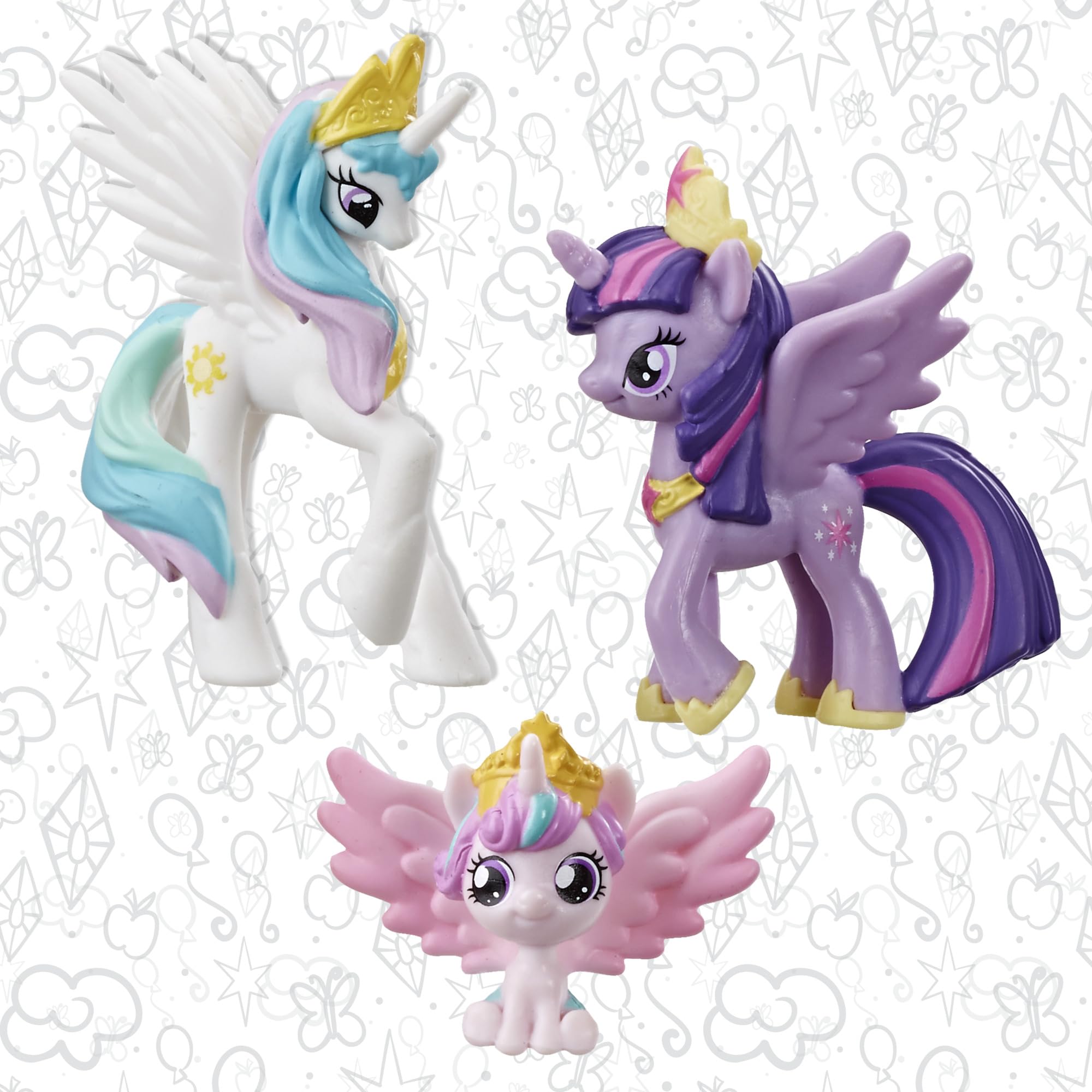 My Little Pony Rainbow Equestria Favorites Fluttershy figure for gentle storytelling.