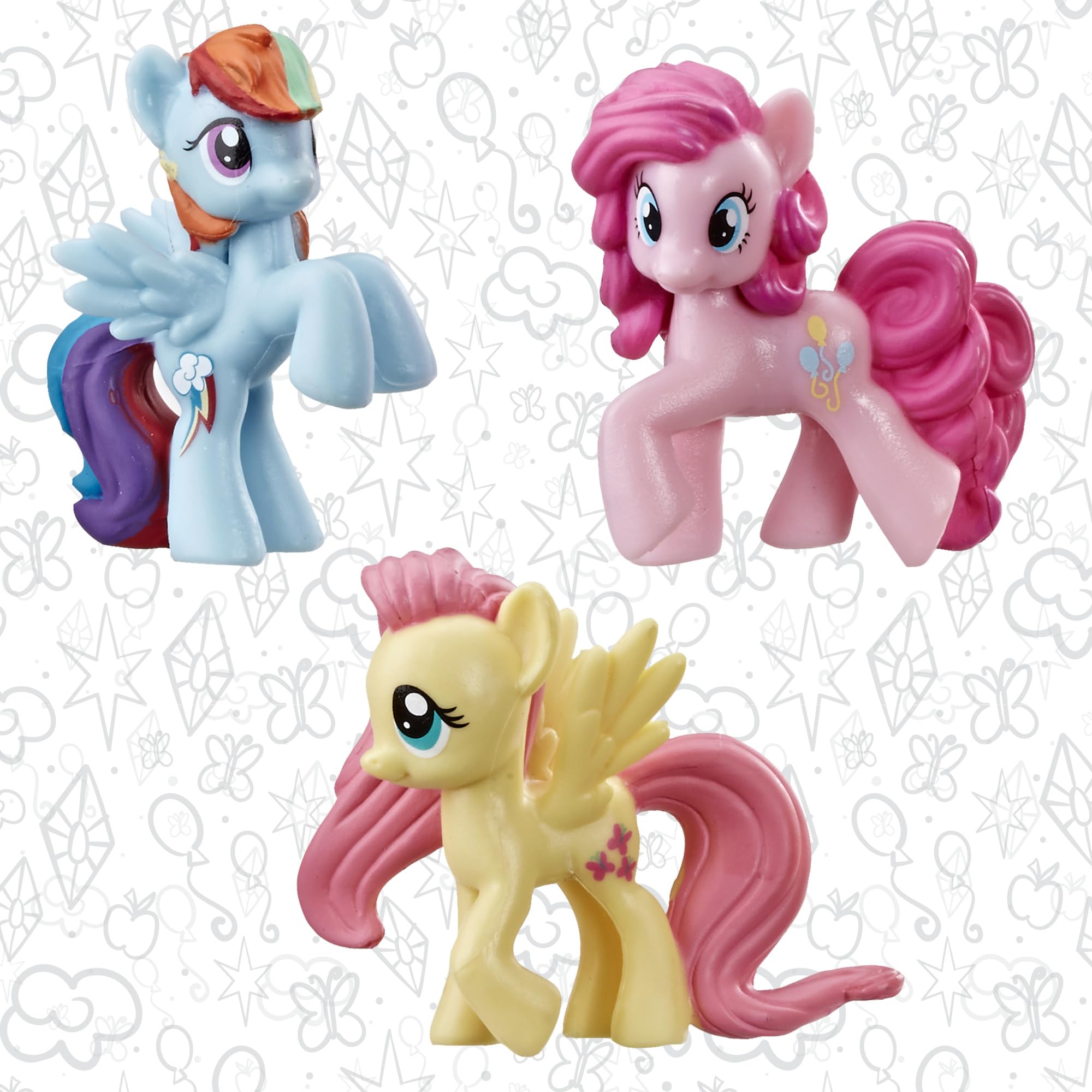 My Little Pony Rainbow Equestria Favorites Pinkie Pie figure for colorful playtime.