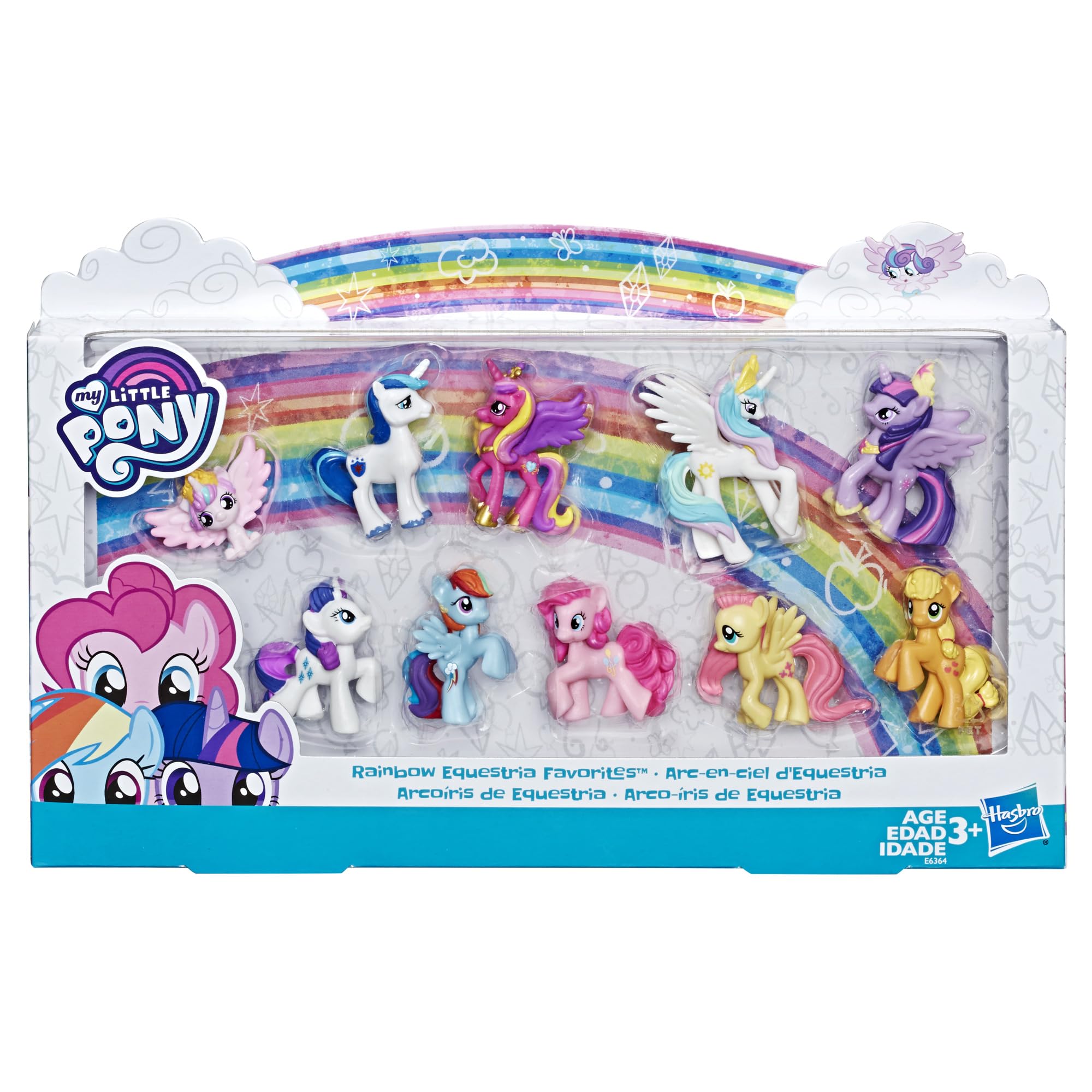 My Little Pony Rainbow Equestria Favorites Rainbow Dash figure for dynamic poses.