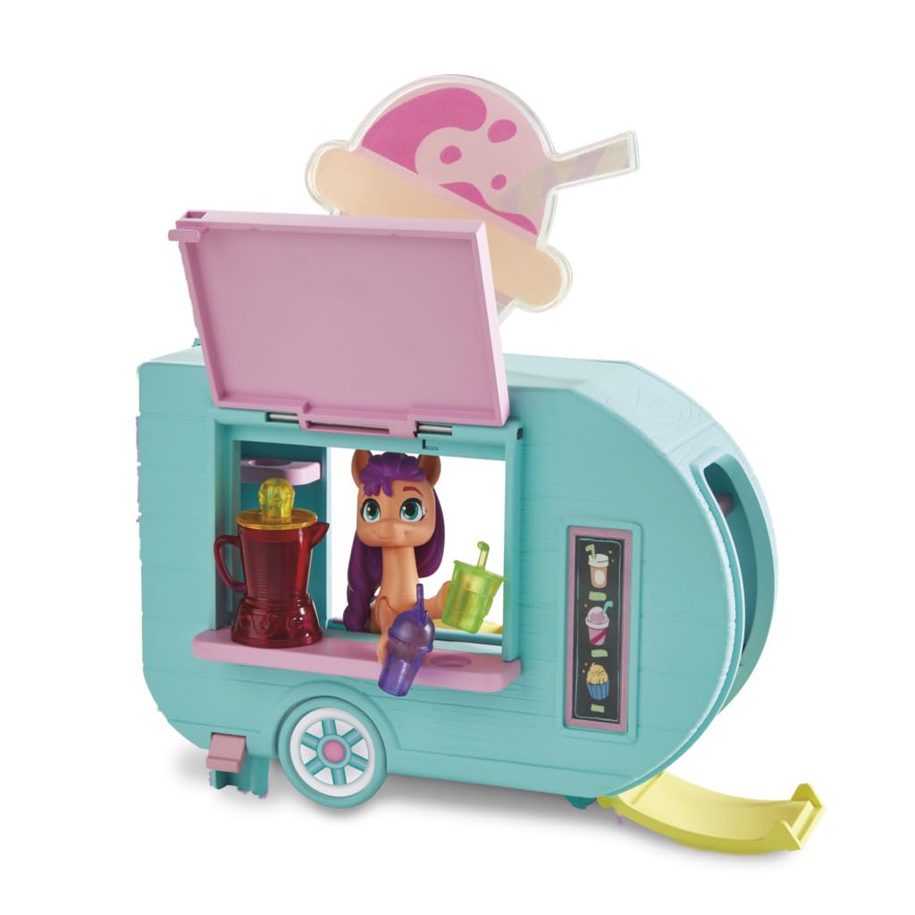 2-in-1 design offers vehicle and kitchen play in one set.