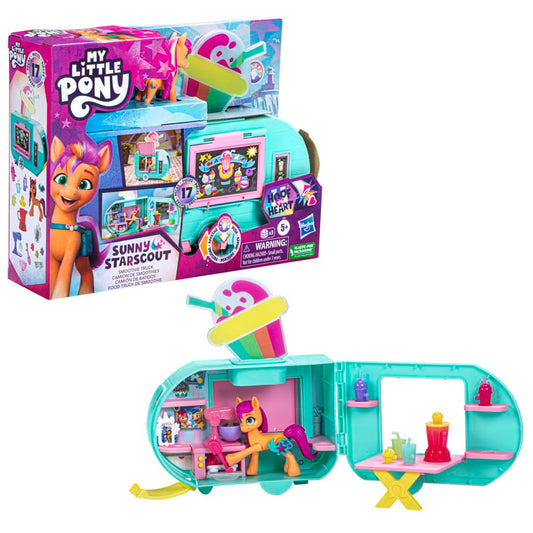 My Little Pony Sunny Starscout smoothie truck exterior sparks imaginative play.