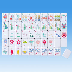 My Mahjong Trove 160 Engraved American Mahjong Set tiles for durable, easy recognition.