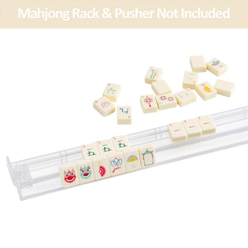 My Mahjong Trove dice, wind indicator, and chips for quick setup