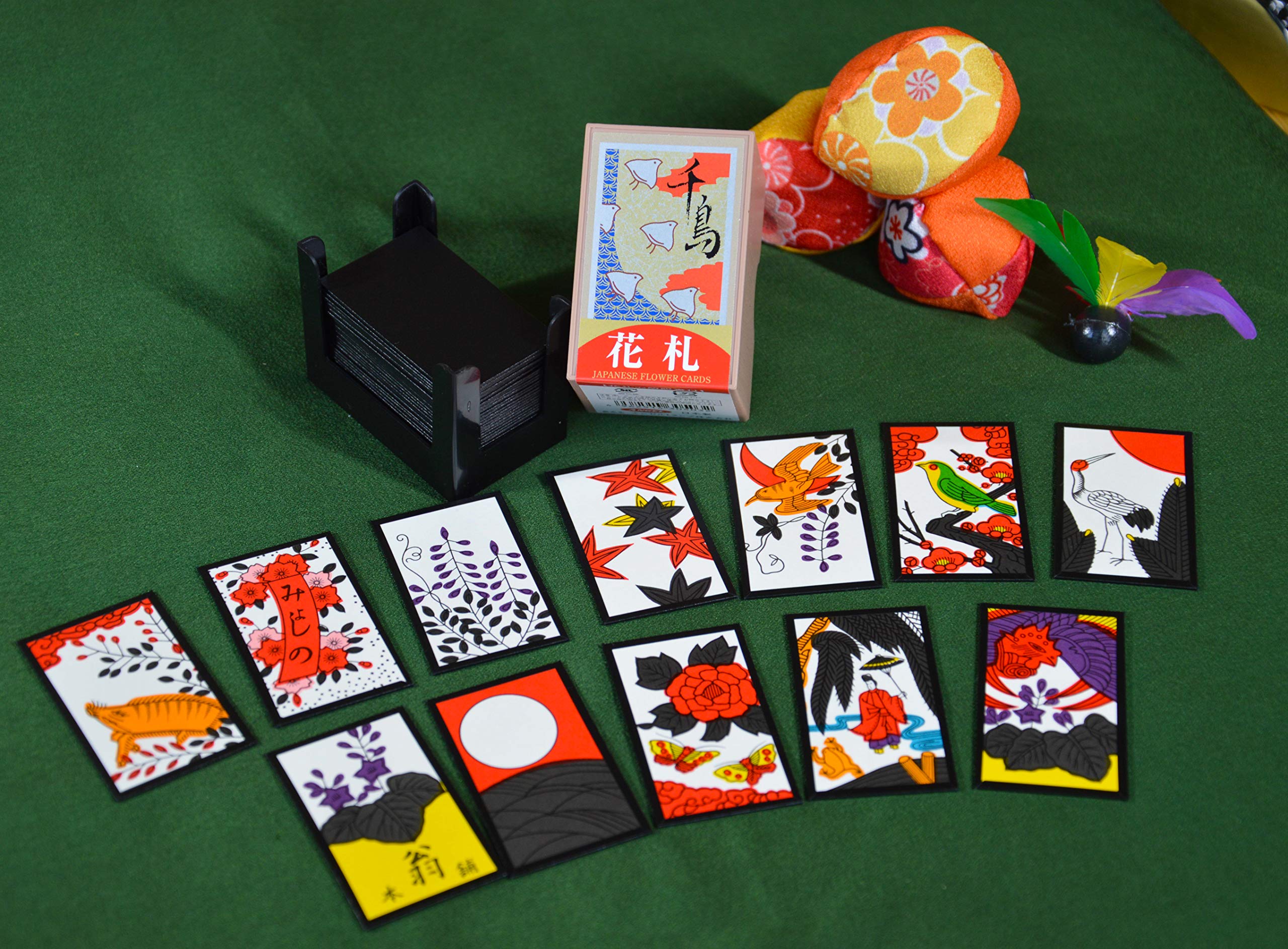 My Pet Elephant Hanafuda 48-card deck size fits travel and games.