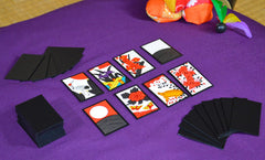 My Pet Elephant Hanafuda deck with black-border edges for a refined look.