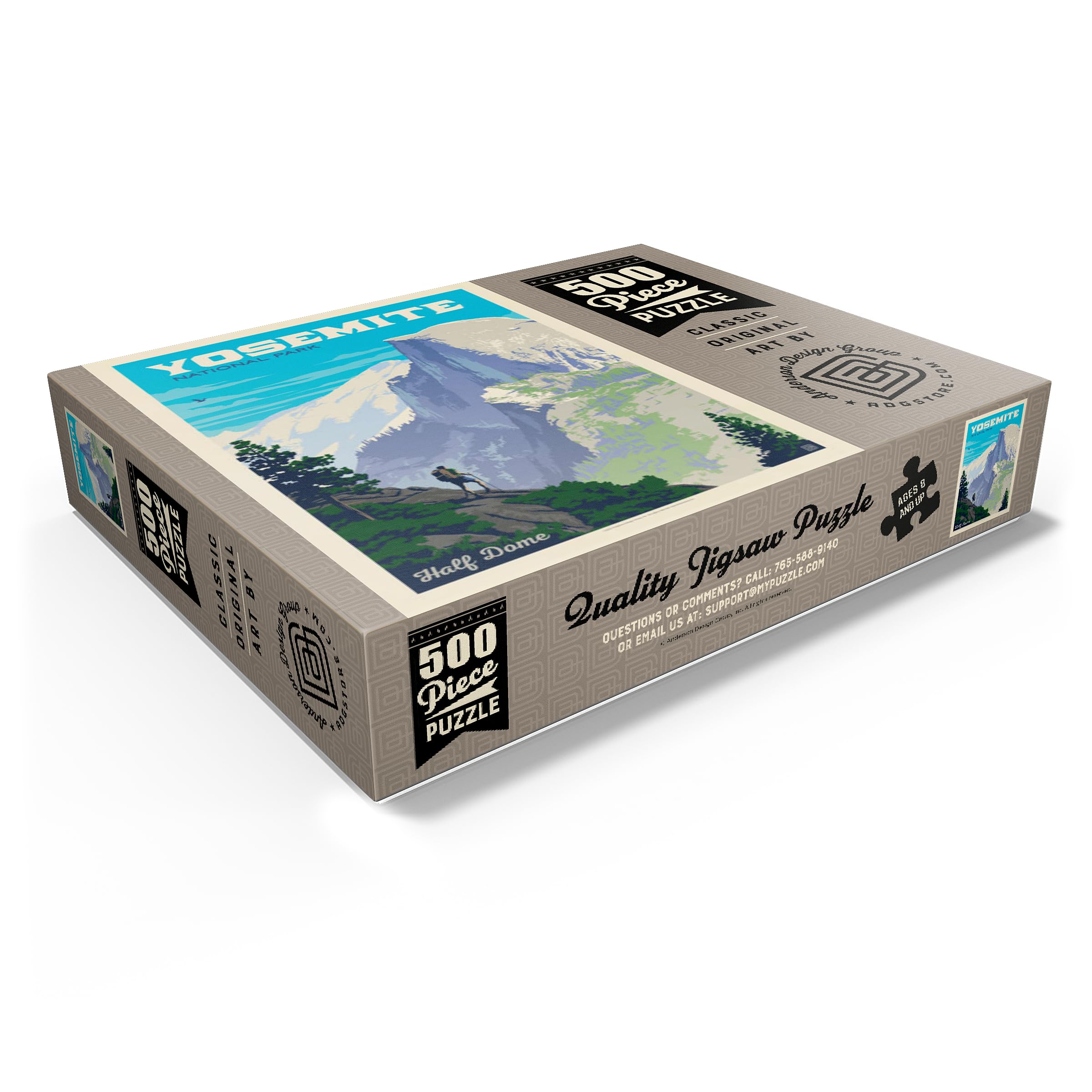 MyPuzzle blue puzzle cardboard delivers sturdy pieces for long-lasting solving sessions.