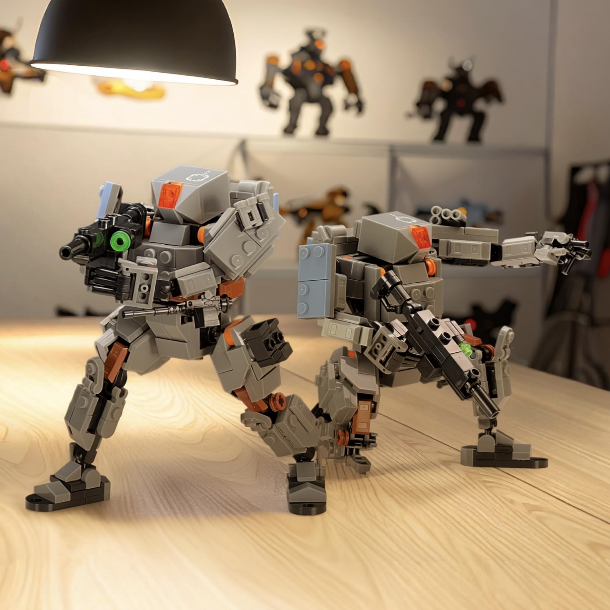 MyBuild Armed Forces Alpha Core 5029 side view with recon armor for stealth scouting