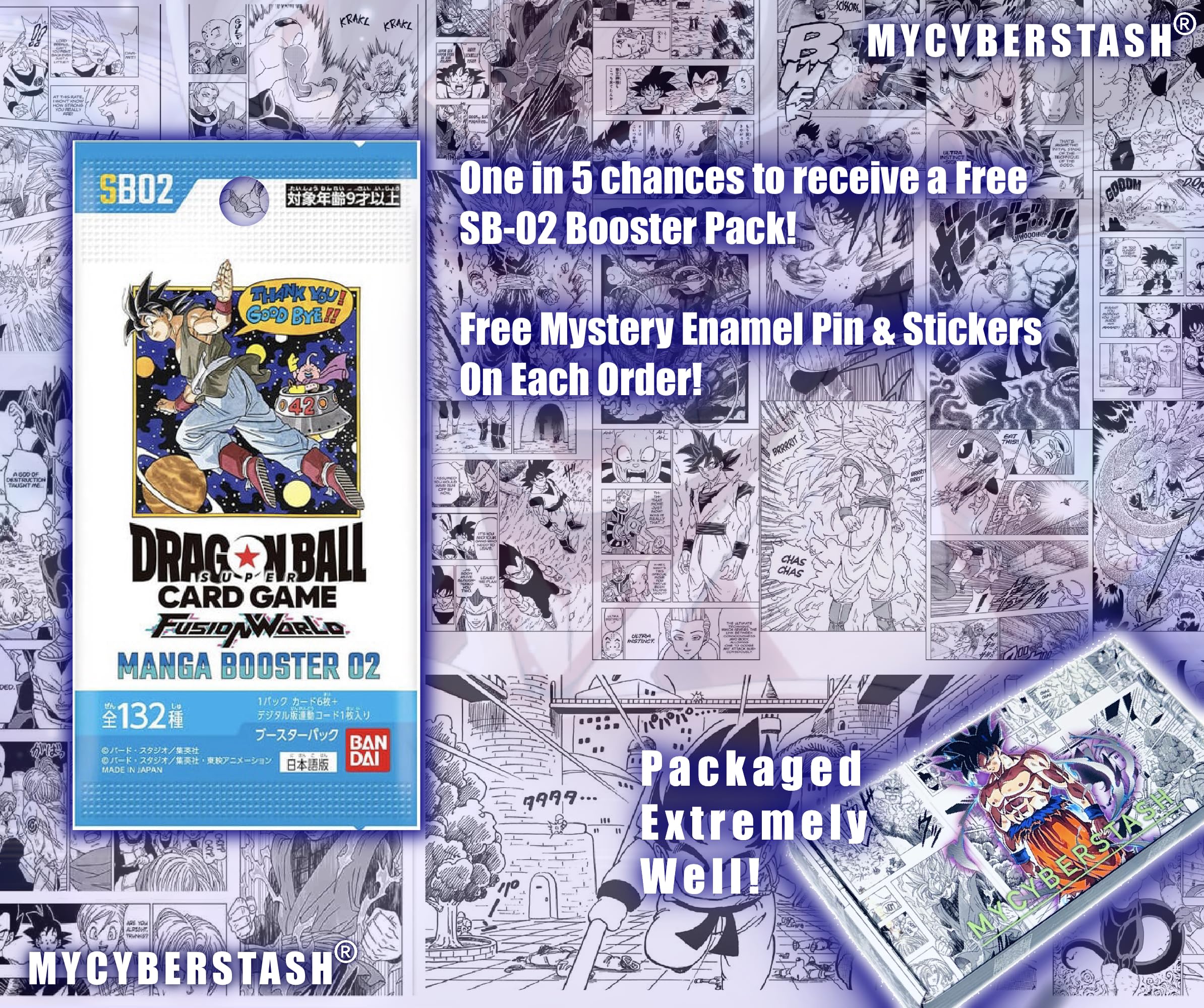 MYCYBERSTASH DBZ stickers kit for customizing decks and boxes