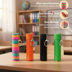 Mydethun 3-section roller design enables varied spins for calming focus