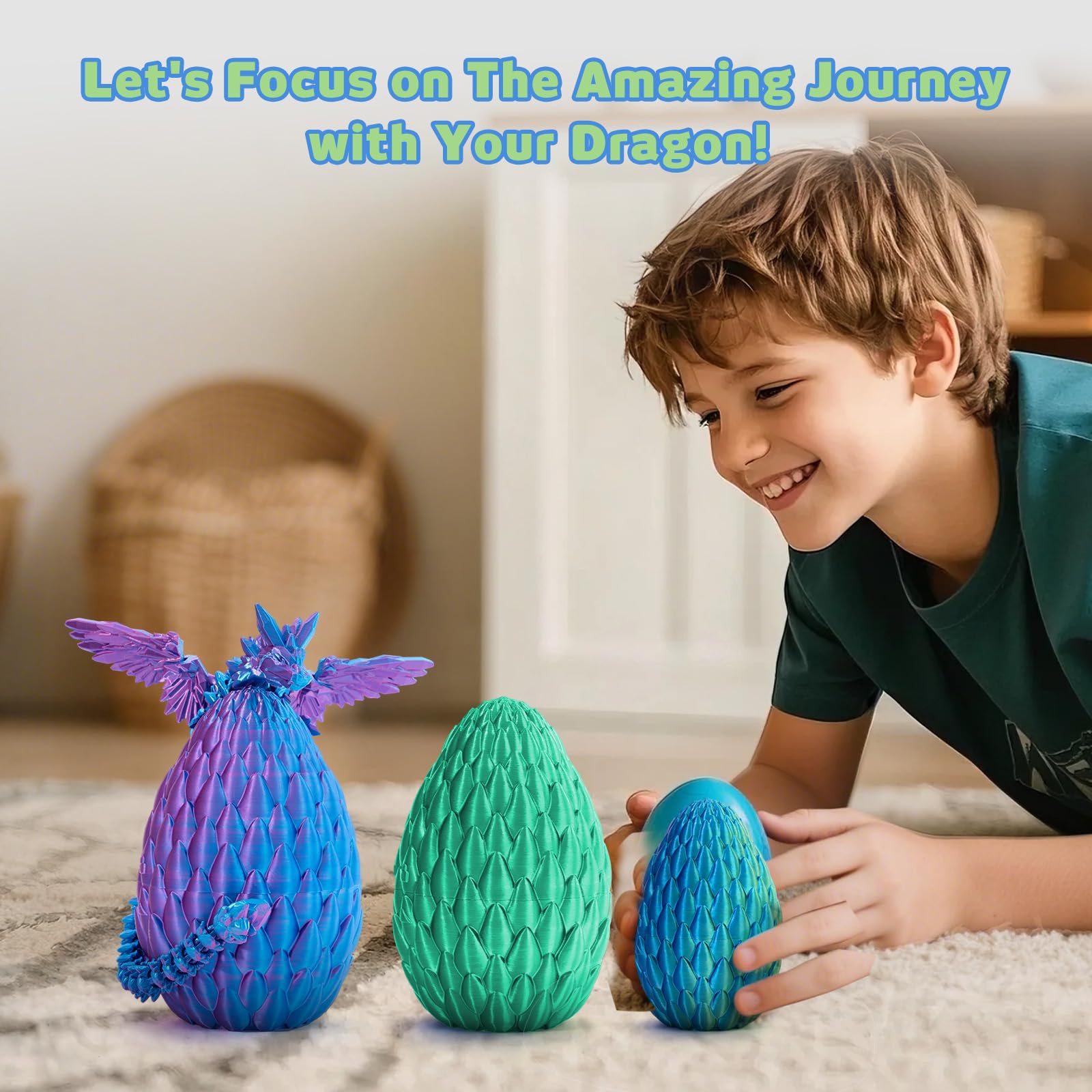 Mydethun Dragon Egg Family vibrant pigments brighten shelves and desks for a playful vibe.
