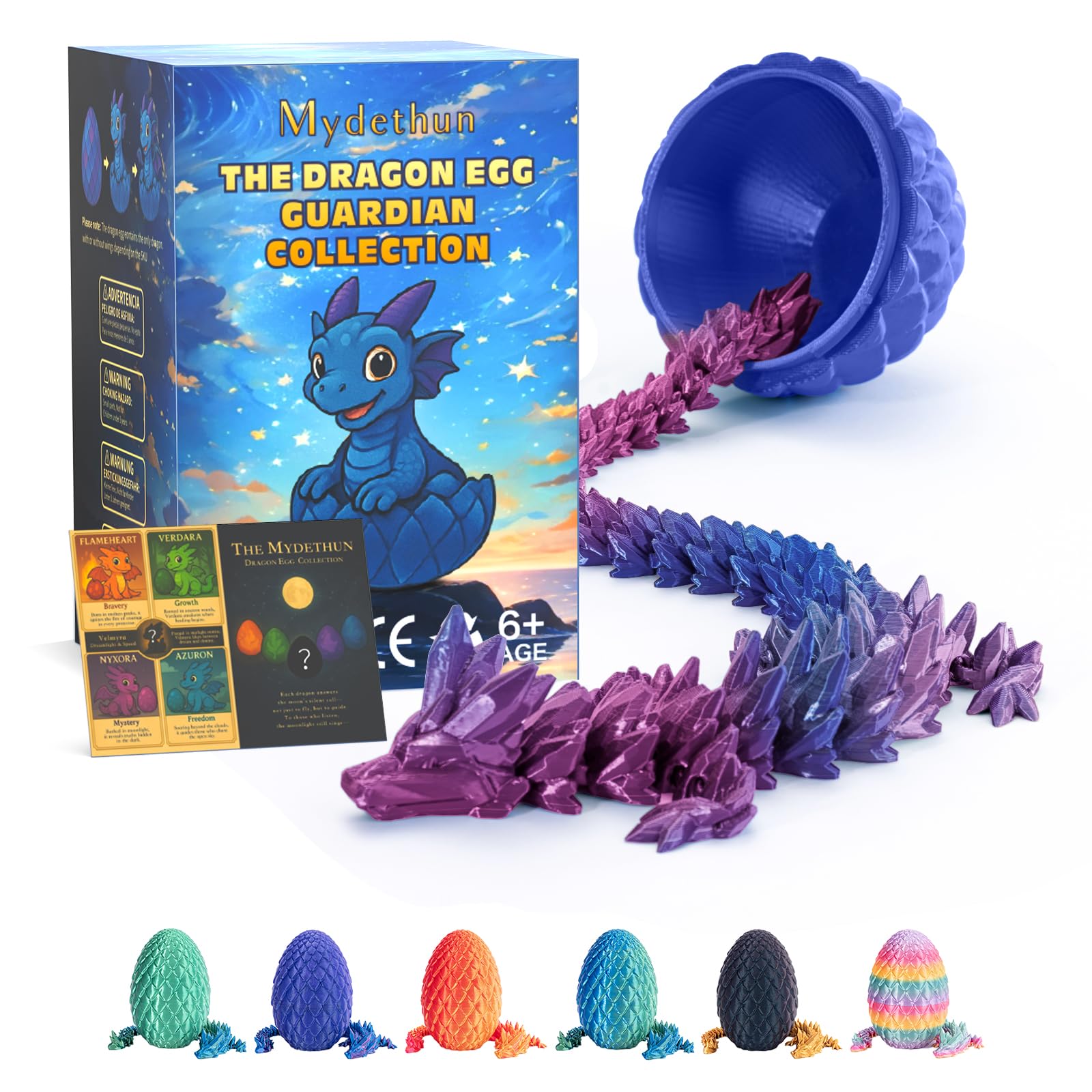 Mydethun dragon egg with surprise inside, ideal for gifting and desk display