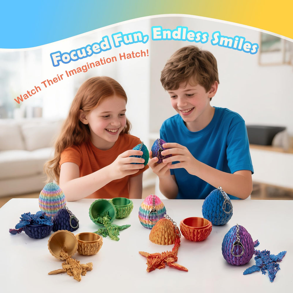 Mydethun dragon fidget toy with tactile wings and egg texture