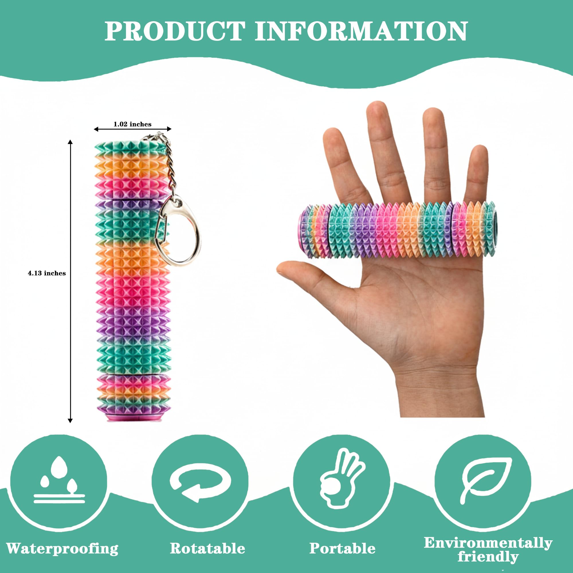 Mydethun multi-pack includes keychain for desk, car, or bag accessibility