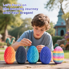 Mydethun Nyxora Purple dragon egg large size for display presence