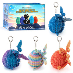 Mydethun pastel garden dragon keychain adds a calming touch to backpacks