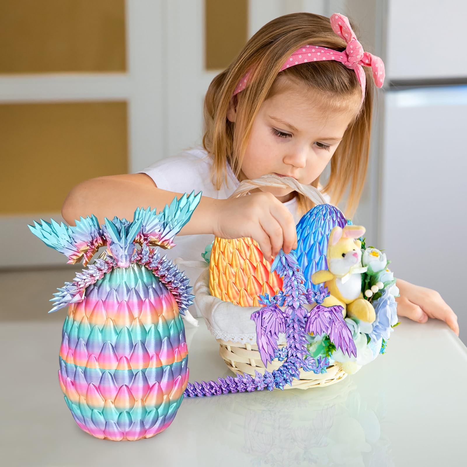 Mydhall gradient dragon egg gift-ready packaging, ideal for birthdays or Easter.