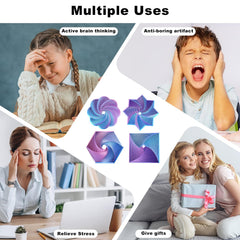 Mydhall Fractal Fidget Square presents a compact, portable option for desk-based focus.