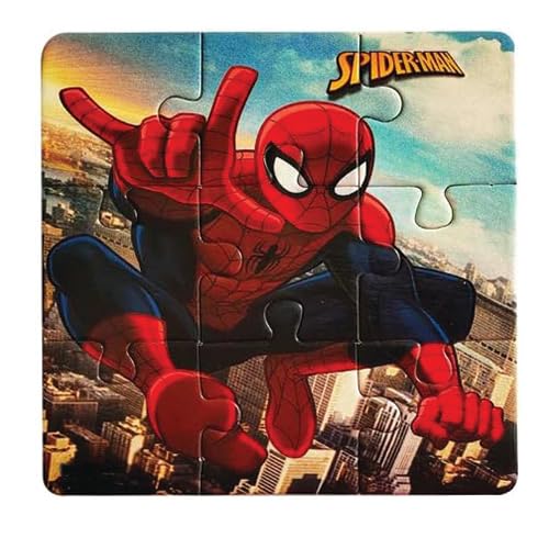 Myesha Toys Spider Zigsaw Puzzle art detail featuring Spider-Man for collectors
