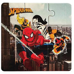 Myesha Toys Spider Zigsaw Puzzle assembled layout showing five puzzles for family time