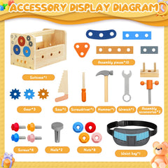 Myfolrena role-play handyman playset supporting imaginative building and problem-solving.