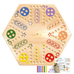 MygikAct Wahoo board double-sided layout for versatile family play.