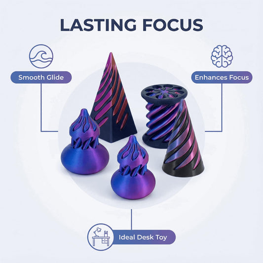 Mymegan 3D-printed sensory toys provide tactile engagement to ease nerves.
