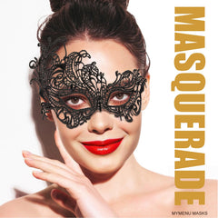 MYMENU couple-set masquerade masks for coordinated party looks