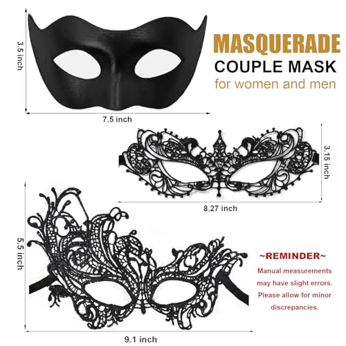 MYMENU masquerade mask with velvet-lining for soft skin contact