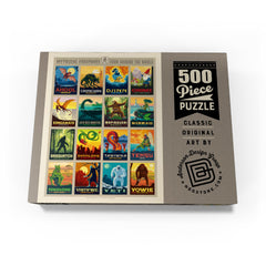 MyPuzzle blue premium cardboard texture feels sturdy and durable for long-term use.