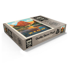 MyPuzzle box with reference poster helps speed up solving.