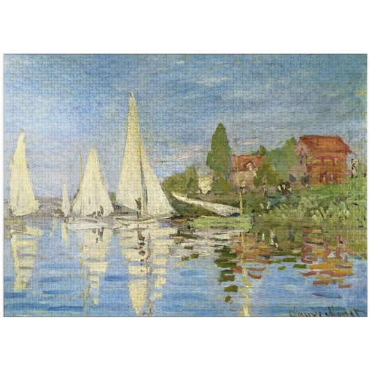 MyPuzzle Monet Regattas at Argenteuil cover image showing vivid colors for engaging puzzle play