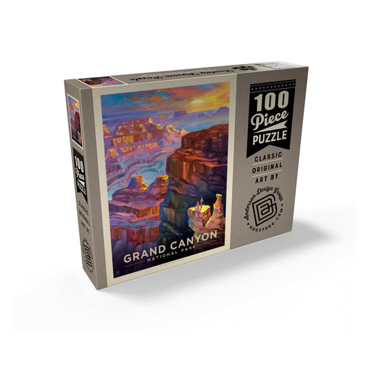 MyPuzzle Grand Canyon Sunset puzzle box front, convenient storage and gifting option.