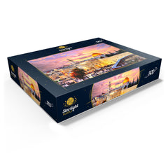 MyPuzzle pieces on a table provide satisfying tangibility for mindful solving.