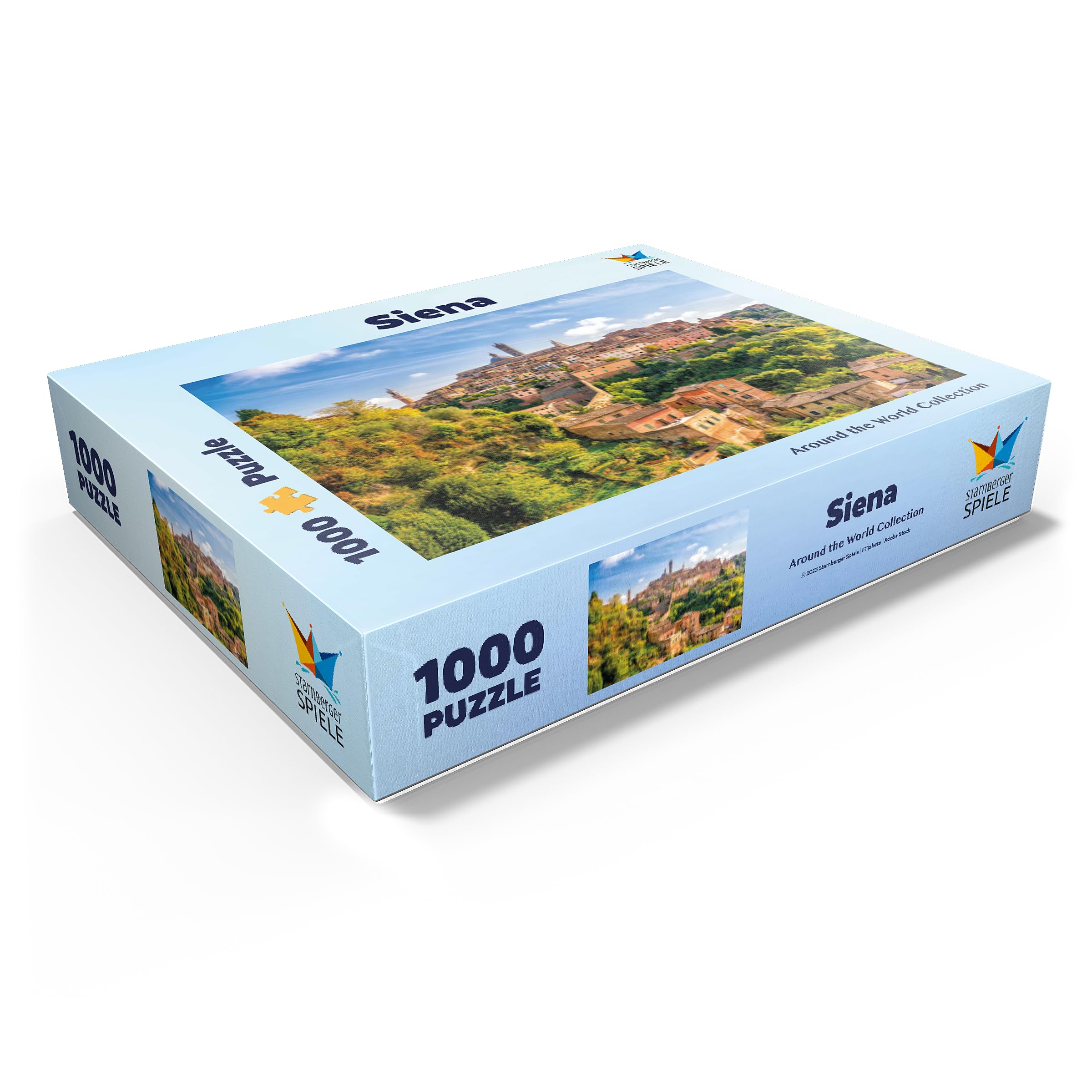 MyPuzzle Siena panorama ink printing delivers rich colors for realistic Siena tones.