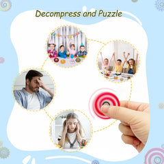 MYREQIA mini spinner set in bright colors for kids and adults on the go.