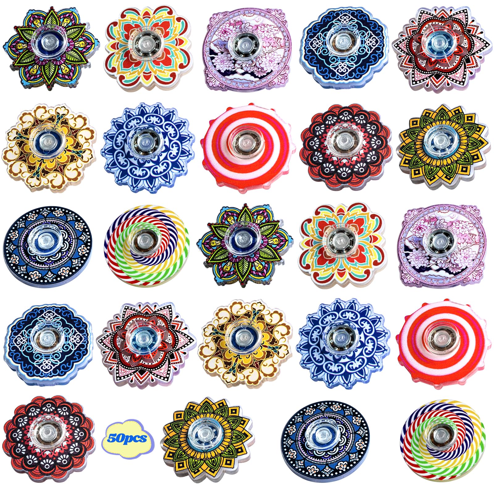 MYREQIA portable durable fidget spinner for travel and on-the-go fun.
