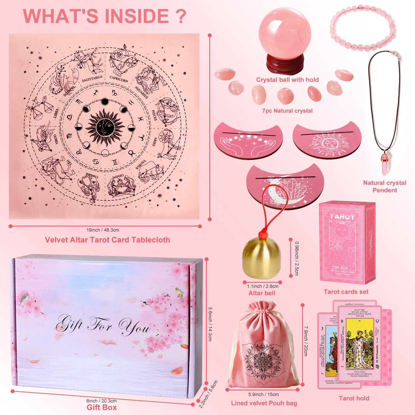 Myripoly pink crystal ball for focused divination and decorative appeal.